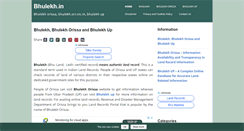 Desktop Screenshot of bhulekh.in