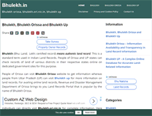 Tablet Screenshot of bhulekh.in